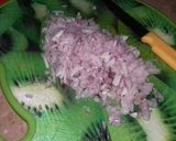 A picture of step 1 of Singaporean Rice.