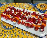 Une image de l'étape 6 de Brochettes apéro aux tomates cerises radis et surimi sauce verte.