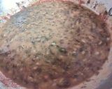 A picture of step 2 of Sagpaita- Bathua saag with chilka urad dal.