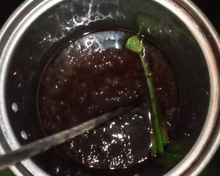 Cendol Capuccino cincau - Step 1