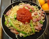 A picture of step 6 of [Midnight Diner] Simple Version of Napolitan Spaghetti.
