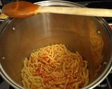 A picture of step 8 of Pasta fagoilli.