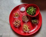A picture of step 1 of Healthy Dalia pulao.