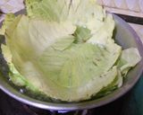 A picture of step 3 of Stuffed Cabbage roll.