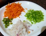 A picture of step 1 of Bread kabab.