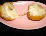 A picture of step 8 of Duchess Potatoes with Prosciutto and Mozzarella Cheese.