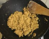 A picture of step 2 of Besan ladoo.