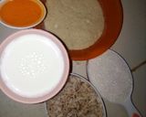 A picture of step 1 of Coconut-bread candy.