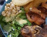 Foto del paso 13 de la receta: Chicharrón de cerdo acompañado con mote papas