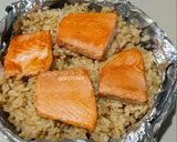 Foto langkah ke 5 dari resep Salmon Mentai Air Fryer.