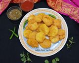 A picture of step 2 of Snacks (Besan Pakode).