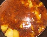 Paprikáskrumpli tarhonyával recept fázis 4 fotója