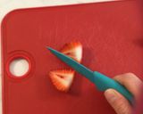 A picture of step 2 of Fruit kabobs.
