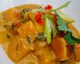 A picture of step 6 of Butternut squash, coconut curry.