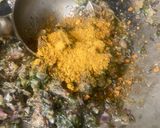 A picture of step 5 of Paneer Chingari.