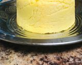 A picture of step 7 of Ghee Mysore pak.