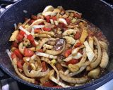 Une image de l'étape 7 de Fenouil et tomates au gigot d'agneau.