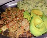 A picture of step 3 of Mixed mashed potatoes#myvalentinesrecipecontest.