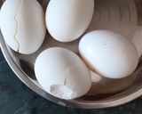 A picture of step 1 of #flavor4...Egg pulao.