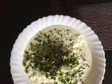 Risotto con espárragos y nata