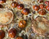 Foto del paso 7 de la receta: Una quiche de verdura y champiñones con queso de cabra