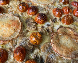 Foto del paso 7 de la receta: Una quiche de verdura y champiñones con queso de cabra