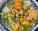 Hình bước làm 3 của món Hủ tíu chay