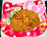 Foto langkah ke 2 dari resep Nasi goreng kornet mewah.