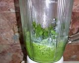 A picture of step 4 of Green Chutney💚🍀.