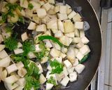 A picture of step 5 of Healthy sweet potato fry.