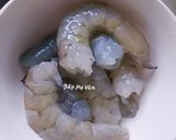 Hình bước làm 2 của món Súp tôm,mực,thịt băm và rau củ