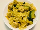 Zucchini Chicken Pesto Pasta