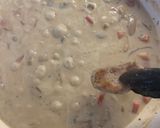 A picture of step 14 of Pork Medallions in a Mushroom and Sherry creamy sauce.