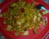 A picture of step 18 of Bread  poha soya pulao.