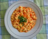 A picture of step 7 of Chinese-Style Stir-Fried Tomato and Egg - Fancie Chao Tan/Xihongshi Chao Jidan.