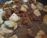 Foto langkah ke 3 dari resep Beef Tofu Teriyaki.