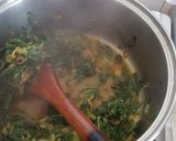 A picture of step 3 of Kale and spinach.