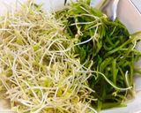 Hình bước làm 1 của món Rau muống,giá mầm và bì heo