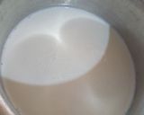 A picture of step 1 of Chenna gaja.