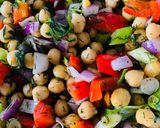 A picture of step 5 of Chickpea salad.