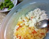 Foto del paso 2 de la receta: Pasteles con ricotta y albahaca en la air fryer 🔁╰( ・ ᗜ ・ )―0