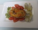 Foto del paso 7 de la receta: Tortilla de ensaladilla en cestitas al horno