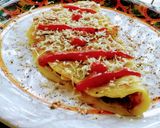 স্টাফ চিজি চিলা(stuffed cheesy chilla recipe in Bengali) রেসিপি ধাপ - 6 ছবি