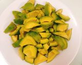Hình bước làm 1 của món Kem que bơ vị chanh