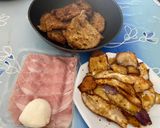 Foto del passaggio 1 della ricetta Ventaglio di melanzane e lonza