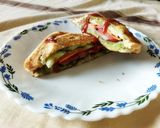 A picture of step 3 of Vegetable sandwich.