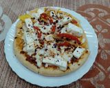 A picture of step 6 of Paneer Pizza.