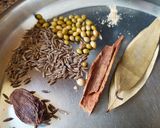 A picture of step 2 of Masala khichdi (Khichdi made with rice, lentils and Spices).