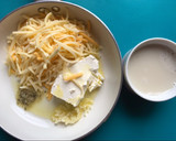 Foto del paso 1 de la receta: Ravioli de requesón y espinacas con salsa de quesos