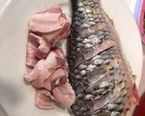 Hình bước làm 2 của món Cá chép om dưa cải ngon bá cháy